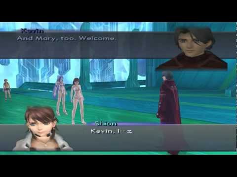 Xenosaga III HD Cutscene 325 - Kevin's Kindness (Underground Ruins) - JAPANESE - SWIMSUIT MODE