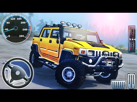 Offroad 4x4 Jeep Hummer Driving Simulator - Android GamePlay