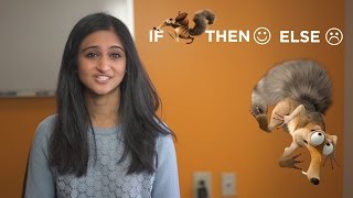 Saloni teaches If-Else statements with Scrat the Squirrel from Ice Age