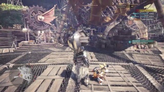 モンスターハンターワールド：MHW 　笛のじる レイギエナの玉出るまで！