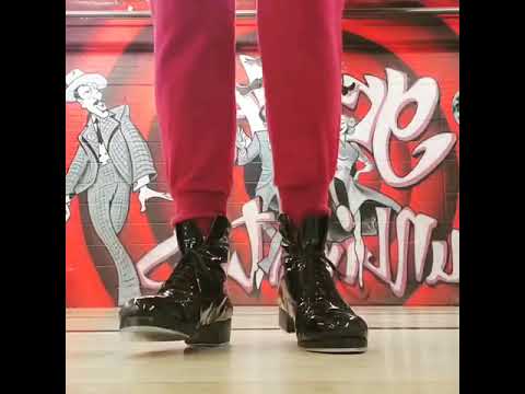 Hillary Marie Michael's Shiny Black Patent Leather Tap Shooties From Capezio
