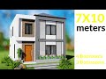 7x10 Meters House Design #1