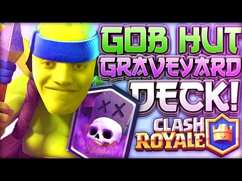 BEST 12 WIN DECK!! New Graveyard Control Deck — Clash Royale