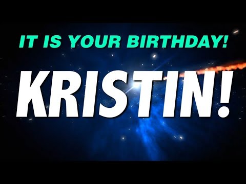 HAPPY BIRTHDAY KRISTIN! This is your gift.