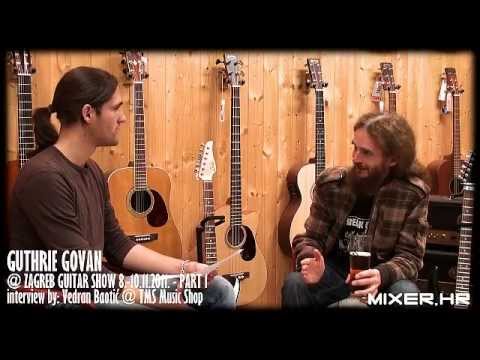 Guthrie Govan - Interview @ Zagreb Guitar Show - Part 1