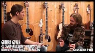 Guthrie Govan - Interview @ Zagreb Guitar Show - Part 1