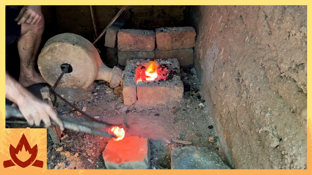 Primitive Technology: Re-smelting previously made iron