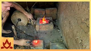 Primitive Technology: Re-smelting previously made iron