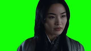 Lady Mariko "would you prefer a male companion?" Shōgun green screen