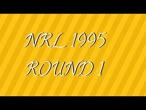 NRL 1995 ROUND 1