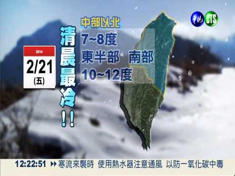 寒流轉乾冷! 入夜後北部下探7度