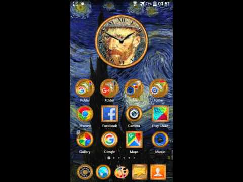 TSF Shell 3D Theme Van Gogh Video