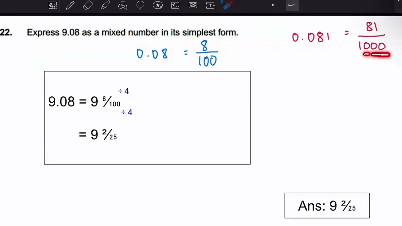 2024 P5 Maths Mock Exam Discussion   Paper 1 Booklet B