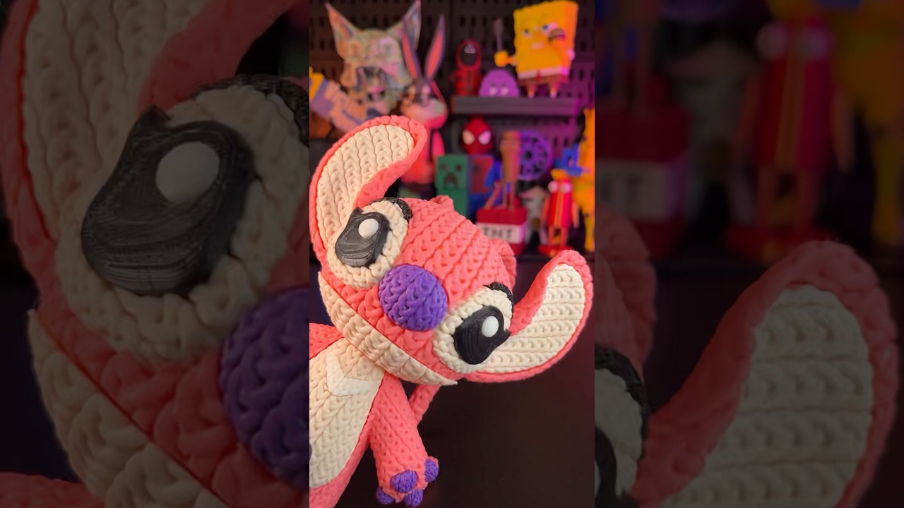 3D Printed Angel from Lilo & Stitch!