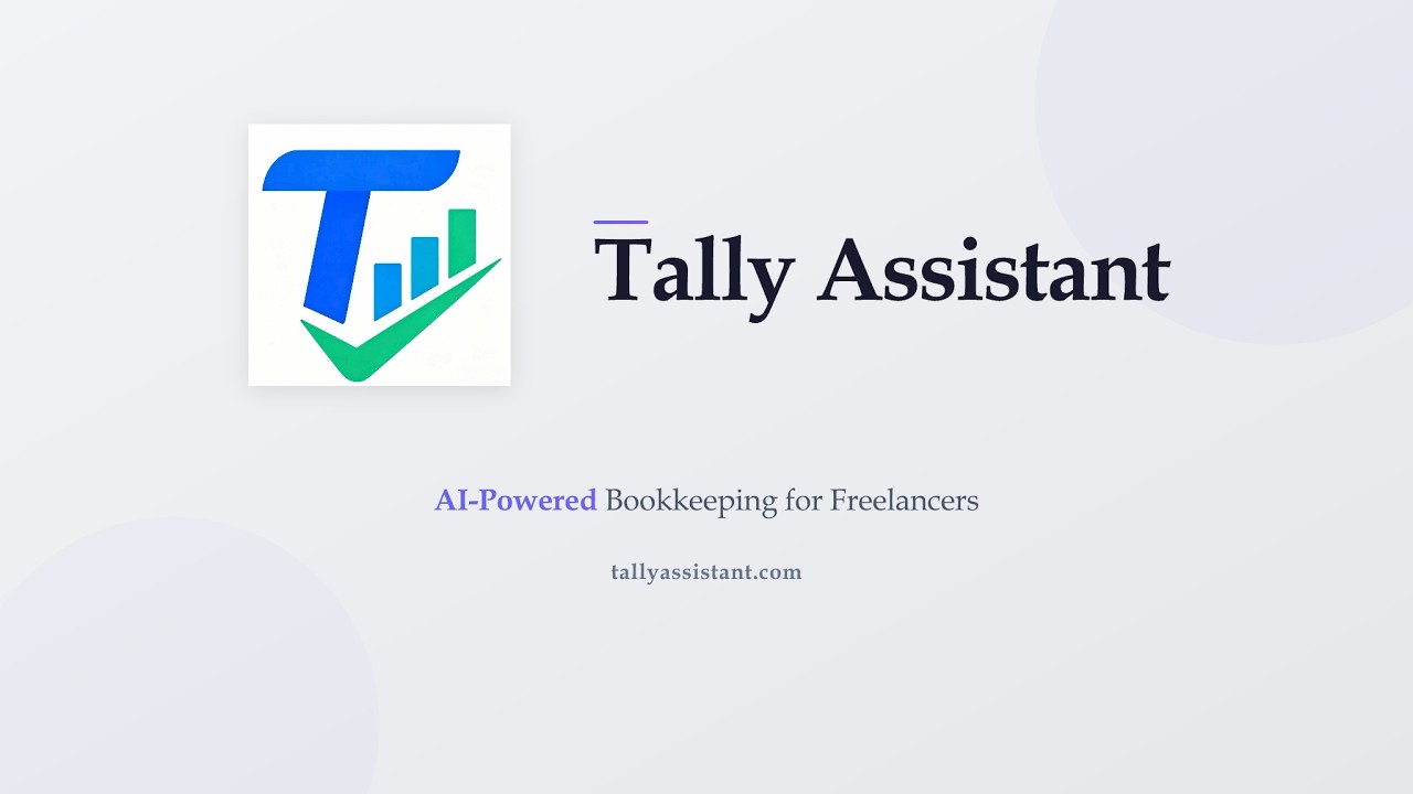 Tally Assistant — AI Bookkeeping Demo