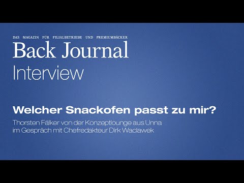 Thorsten Fälker im Interview: Welcher Snackofen passt zu mir?