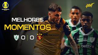 AMÉRICA-MG E SPORT EMPATAM PELO BRASILEIRÃO SÉRIE B!