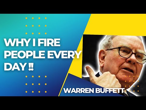 Why I Fire People Every Day - Warren Buffett 😨 With one question, you are fired!