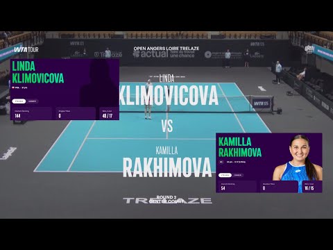 Linda Klimovicova (POL) vs Kamilla Rakhimova  -  Game, Set, Match
