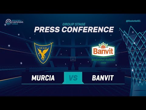 UCAM Murcia v Banvit - Press Conference - Basketball Champions League 2018-19
