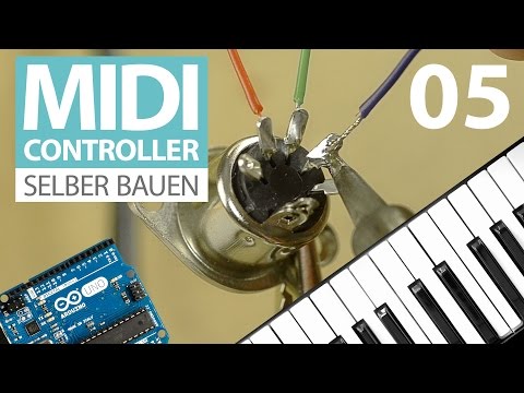 Build your own MIDI controller (E05) Learn how to solder properly - MIDI-Out