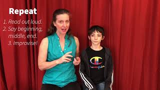 Memorizing Monologues | Acting Lessons for KIDS!