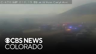 Crash closes westbound lanes of Colorado's C-470 at Ken Caryl