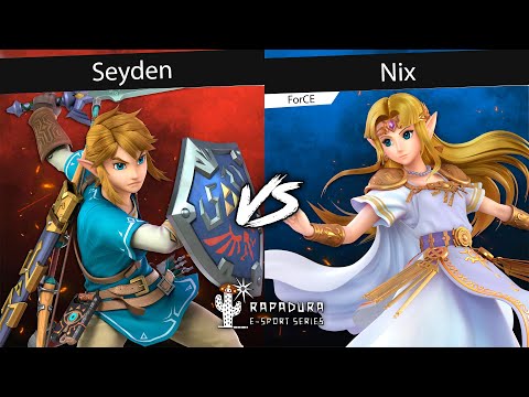 Rapadura Smash 19 - Seyden (Link) vs ForCE | Nix (Zelda) - Losers Round 4