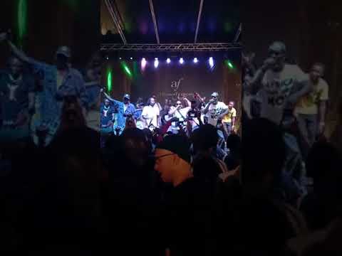 Nazizi live on stage 2023 50 years of Hip-hop Nairobi. #50yearsHipHop Kenya.