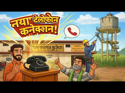 फुलेरा मे नया फोन कनेक्शन | हिन्दी कहानी