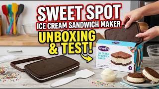 Easy to use Chef'n Sweet Spot Ice Cream Sandwich Maker