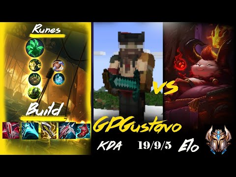 [ gpgustavo ] Gangplank vs Teemo Top - Season 11 - Challenger 935 LP