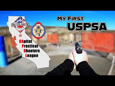 CAPSL January USPSA Match Vlog - My First USPSA