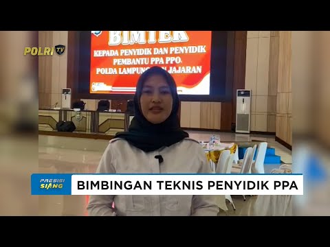 POLDA LAMPUNG GELAR KEGIATAN BIMTEK PENYIDIK PPA DIT RESKRIMUM DAN POLRESTA SERTA POLRES