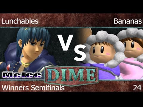 DIME 24 - FX | Lunchables (Marth) vs Bananas (ICs) Winners Semifinals - Melee