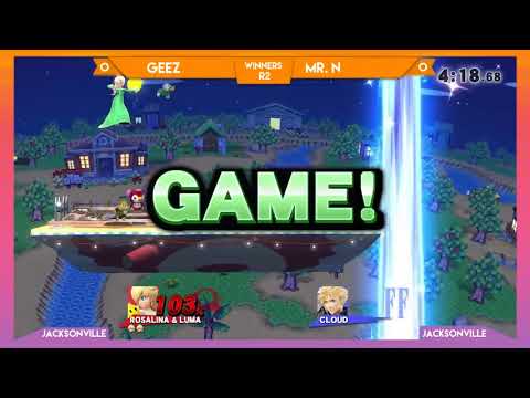 Jax Smash Weekly 5/3 - Mr. N(Cloud, Ganondorf) vs. Geez(Rosalina, Mewtwo) Winners R2
