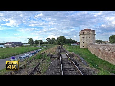 4K CABVIEW Beograd Marshalling Yard - Beograd Main station - Beograd Dunav - diesel locomotive ride