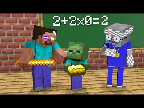 Monstrous Classroom Chaos! 🤣 Minecraft Animation