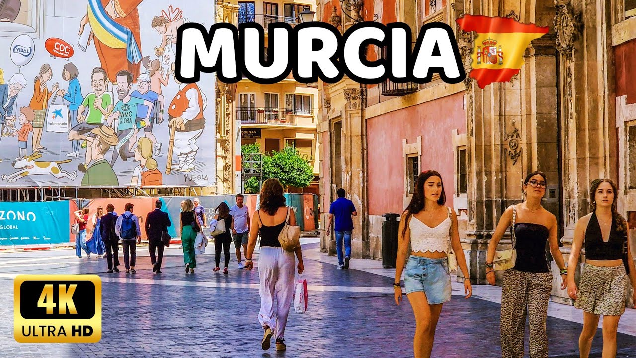 🇪🇦[4K] MURCIA - The "Garden of Europe" Walking Tour - Spain’s Valuable Cities