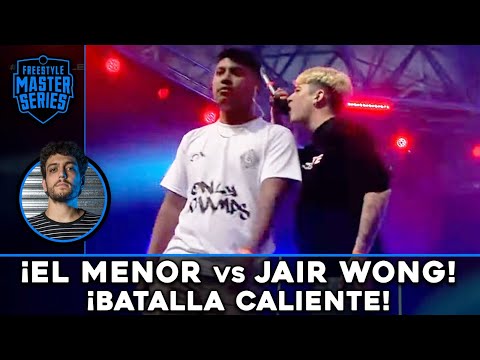 ¡EL MENOR vs JAIR WONG! ¡BATALLA MUY PICANTE! - FMS CHILE 2023 J2