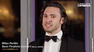 Milan Perišić: Semifinalists’ Concert - 2nd aria