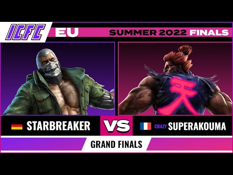 SuperAkouma (Akuma) vs. Starbreaker (Bryan) Grand Finals - ICFC EU Tekken 7 Summer 2022 Finals
