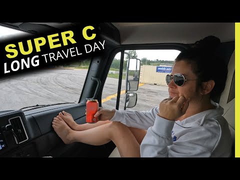 10 Hour Travel Day in a Super C!! What's it like?