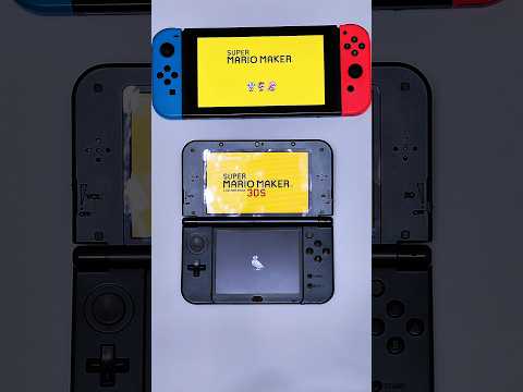 Super Mario Maker - 3DS vs Switch | Speed Test Comparison #switch #3ds #nintendo #mariomaker2 #short