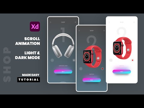 Cafe App UI Design and Interaction Animation in Adobe XD XD Tutorial Speed Art Tips Tricks