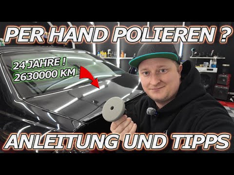 Autolack polieren per Hand mit SONAX Polituren! Kann man dieses alten Lack noch retten? Anleitung