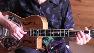 Acoustic Blues Lesson - Key To The Highway