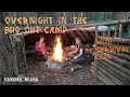 Overnight with Survival Lilly in her Bugout Camp - Vanessa Blank - 4K