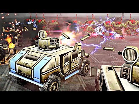 100 Humvees VS 100 Tesla Troopers - RA 3 Arena Ep.40