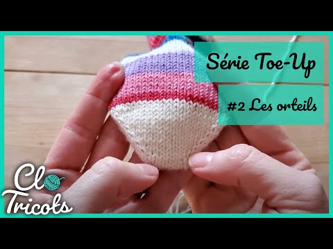 Orteils en coin (wedge toe) - Série chaussettes toe-up